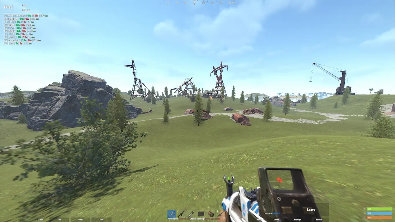 Screenshot 1 do cheat Rust Enot Hook